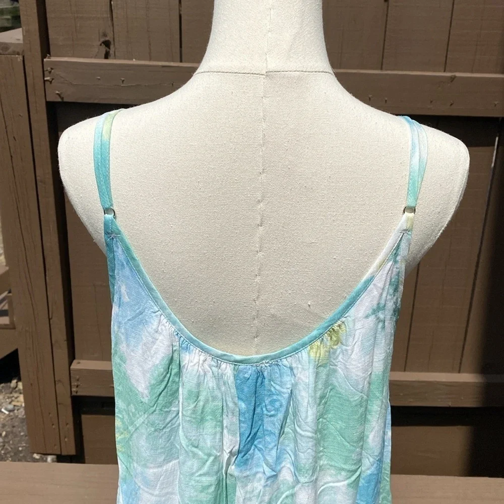 Millibon tie dye midi dress with adjustable straps - Picture 8 of 13